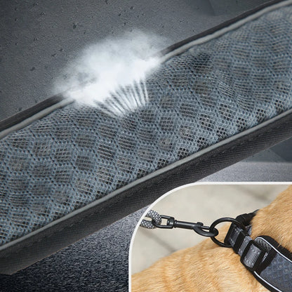 Reflective Dog Collar Pet Collar Pet Traction Rope Suitable Soft Neoprene Padded Breathable Nylon Pet Collar Adjustable